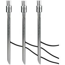 Garden Zone - Ambleside Starter Kit che include 3 luci ambientali da 12 v e 3 punte, IP54