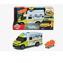 Diamond - Ambulance Samu - Dickie - iveco Daily - Roue libre - Effets sonores et lumineux