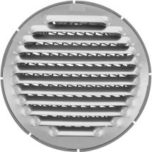 Amig - Griglia Rotonda in Alluminio con Zanzariera Griglie di Ventilazione per Presa d'Aria Ideale per Soffitto Cucina e Bagno Diametro Interno: Ø10