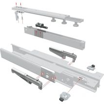Fulterer - Amortisseur pour coulisses différentielles fr 777 pour colonne extractible (bois)