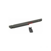 Indaux - Amortisseur pour tiroir bois - Décor : Gris - Epaisseur : 10 mm - Fixation : Latérale - Hauteur : 20 mm - Longueur : 215 mm