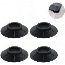 Amortisseurs de vibrations universels pour machine à laver (paquet de 4) - Amortisseurs en caoutchouc antidérapants pour machines à laver et