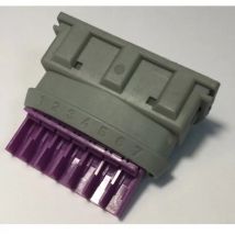 Te Connectivity - Amp 185884-5 7-way automotive connector for jpt - female - gray/purple