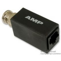 555330-1 – RJ45-zu-BNC-Anschlussadapter - Schwarz - AMP