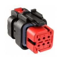 Amp 776531-1 Automotive Connector plug assy 6P 20-18AWG - Red