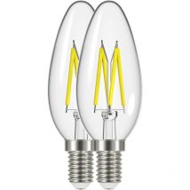 Amp led flam E14 4W ww fil X2 pce 470 lumen dont 0.10 Prolight 610599639