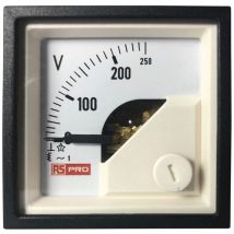 Rs Pro - Voltmètre analogique v c.a., 1 % ( Prix pour 1 )