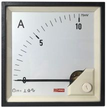 Rs Pro - Ampèremètre analogique de panneau v c.c. 96mm x 96mm ( Prix pour 1 )