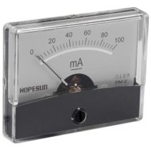 Velleman - amperemetre analogique de tableau 100mA cc / 60 x 47mm AIM60100 RI3717
