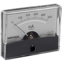 Velleman - Amperemetre analogique de tableau 500ma cc / 60 x 47mm