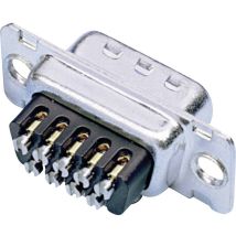 77D E09S st Connettore femmina sub-d 180 ° Numero Poli (num): 9 a vite 1 pz. - Amphenol