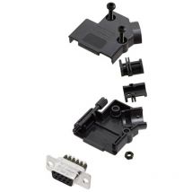 Amphenol - L17D45PK-P-15-L77DA15SST d-sub Buchsenleisten-Set 45 ° Polzahl: 15 Schrauben 1 St.