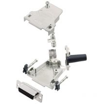 Amphenol - L17D45ZF09-RG+L77HDE15S d-sub Buchsenleisten-Set 45 ° Polzahl: 15 Lötkelch 1 St.