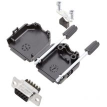 Amphenol - L17DPPK25-BK+L77DB25SST d-sub Buchsenleisten-Set 180 ° Polzahl: 25 Schrauben 1 St.