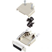 Amphenol - L17DTPK-M-37+L77SDC37S d-sub Buchsenleisten-Set 180 ° Polzahl: 37 Lötkelch 1 St.