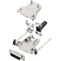 Amphenol - L17DTZF15-LJS-RG+L717SDA15P d-sub Stiftleisten-Set 180 ° Polzahl: 15 Lötkelch 1 St.