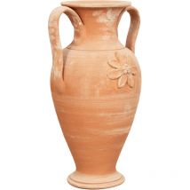 Biscottini - Amphore romaine en terre cuite Vase d'extérieur 100% Made in Italy Entièrement fait à la main