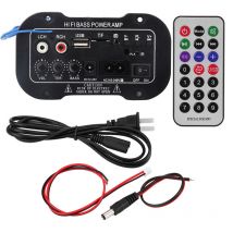 Jeffergarden Amplificateur Bluetooth numérique de voiture automatique de 5 pouces basse Hifi ampli Audio stéréo haute puissance