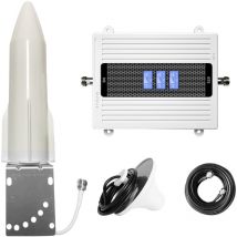 Amplificateur de signal à bande trifréquence 70 dB Amplificateurs à gain élevé à large couverture Écran LCD avec indicateur LED