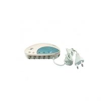Amplificateur Répartiteur tv fm vhf / uhf tnt hd 1 entrée 4 sorties - Gain réglable 4 x 25 dB, Fixation murale possible, Interrupteur Marche / Arrêt