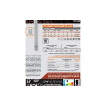 ampoule 24w tube led t8 + démarreur remplacement ancien néon 1500mm lumière froide 6000k