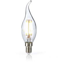 Ampoule à filament led rétro Nedis LEDBFE14CANFT2 E14 avec embout incurvé 4,8 w 470 Lm