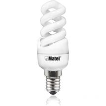 Ampoule à lumière froide Matel spirale micro e14 13w basse consommation