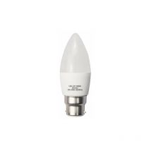 Ampoule B22 LED 6W 220V C37 180° - Unité / Blanc Chaud - SILUMEN