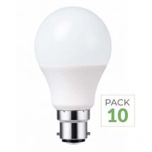 Ampoule B22 led 9W 220V A60 270° - Pack de 10 / Blanc Froid Silumen