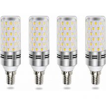 Ampoule E14 Mais LED 16W Blanc Froid 6000K, Équivalent Halogène E14 100W 120W, 1600LM, 360° Lumiere, AC 175-265V, Ampoule E14 Bougie LED pour
