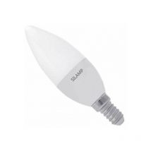 Ampoule led E14 8W 220V C37 180° - Blanc Chaud 2300K - 3500K Silamp