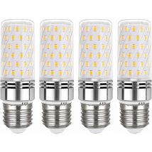 Lycxames - Ampoule E27 Mais led 12W Blanc Chaud 3000K, 1450LM, 360° Lumière, Équivalent Halogène E27 100 Watt, ac 230V, Non-dimmable, Lampe led E27