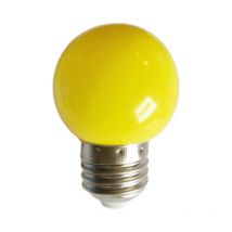Ampoule led E27 1W G45 jaune Silamp