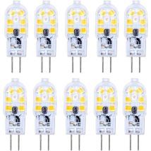 Ampoule Led G4 12 V 2 W Blanc Froid 6000 K, 200 Lm, Équivalent Halogène G4 Bipolaire 10 W/20 W, Lampe Led G4 12 V Ac/dc Pour Camping-car/hotte De 