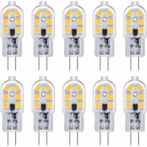 Ampoule led G4 , Ampoule G4 led 12V 2W Blanc Froid 6000K, 200LM, Équivalent Halogène G4 Bi-pin 10W 20W, led Lampe G4 12V ac/dc pour Camping Car/Hotte