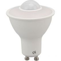 Jeffergarden Ampoule GU10 à induction humaine infrarouge, ampoule de remplacement pour plafond, couloir, porche, lumière chaude 3000K 5W 500LM ac