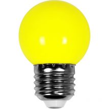 Ampoule Led Jaune conçue pour Guirlande Guinguette IP65 1,3W - Ampoule Led E27 Jaune - Ampoule 5cm pour Guirlande Guinguette Culot E27 Jaune