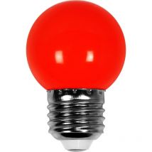 Ampoule Led Rouge conçue pour Guirlande Guinguette IP65 1,3W - Ampoule Led E27 Rouge - Ampoule 5cm pour Guirlande Guinguette Culot E27 Rouge