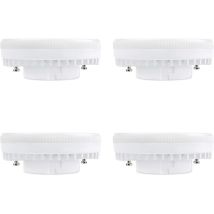 Tinor - Ampoule Gx53 Led 9w, Blanc Froid 6000k, 120°, Équivalent Lampe Cfl Gx53 15w-18w, 900lm, Non-dimmable, Spot Led Encastrable Pour Meuble Cuisine