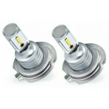 Ampoule H7 led, 1000 lm 6000K Blanc Extrêmement Brillant Phare led, IP68 Étanche Tout-en-un Kit de Conversion Plug and Play,2 H7 Ampoule 13Treize