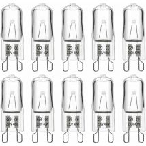 Beijiyi - Ampoule Halogene G9 40W 230V, 480LM 2900K Blanc Chaud Dimmable, G9 Ampoules Capsule, pour Lustres, Lampes de Paysage, Appliques Murales,