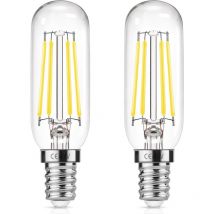 Svkbjroy - aiducho 2 Pièces Ampoule Hotte Aspirante 40W de Remplacement Incandescent, E14 T25 led 4W Ampoule de hotte, Ampoule à Filament Edison,