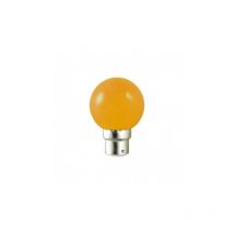 Ampoule led B22 bulb opaque orange 1W (9W)