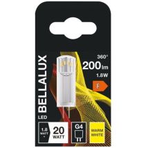 Ampoule LED capsule G4 1,8W blanc chaud – 200 lumens – 2700K – 15 000 heures