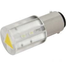 CML 18560352 Voyant de signalisation LED jaune BA15d 24 V/DC, 24 V/AC 400 mcd V075301