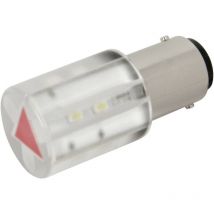 18561230 Voyant de signalisation led rouge BA15d 230 v/ac 320 mcd - CML