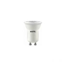 Ampoule led dichroïque gu10 3w en métal froid