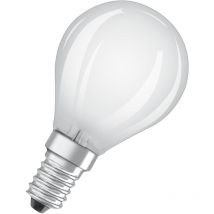 Bellalux - Bombilla led esmerilada esfera E14, 2,5W, blanco cálido.