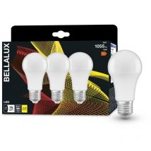 Lampadina led E27 smerigliata standard, 10W, bianco caldo. Confezione da 3.