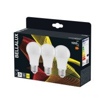 BELLALUX - Bellalux led dépoli radiat. std E27 10 W chaud 1055 lm x3